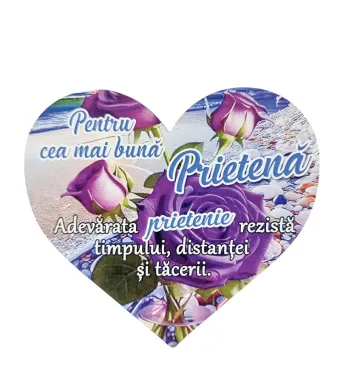Magneti cu mesaj din lemn 10 x 9 cm