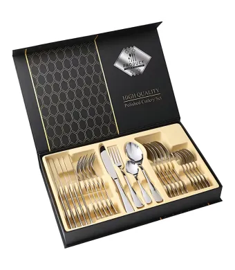 Set tacamuri ENGROS 24 piese, cu un finisaj luxos