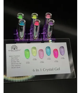 Cristal Gel pentru construcție 6 în 1 gel gel jelly colour, 15 ml, 6603 Engros