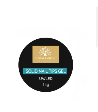 Gel pentru tipsuri Global Fashion, Solid Nail Tips Gel 15 gr Engros