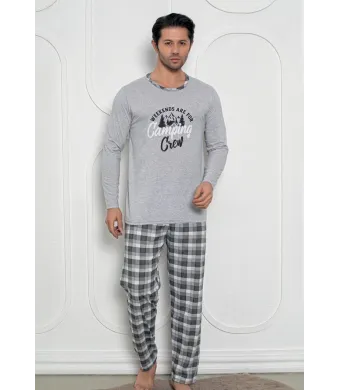 Pijama barbat din bumbac,Engros ( L, XL, 2XL, 3XL )