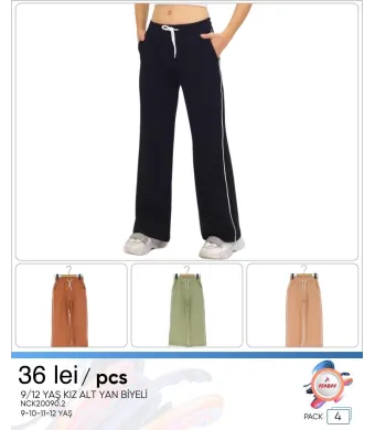 Pantaloni de fete subtiri 9-12 ani Engross