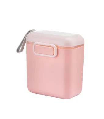 Recipient pentru lapte praf Engros, 800 ml, roz, material PP, 0 luni+
