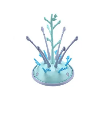 Uscator biberoane, 0 luni+, Engros, Verde-albastru, 22x34.5 cm