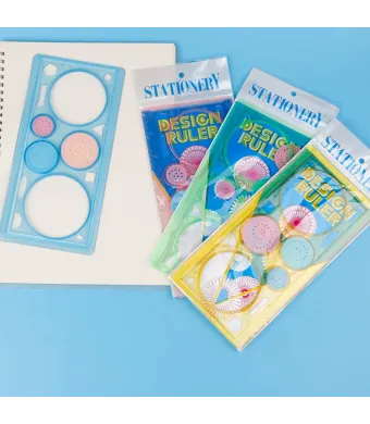 Rigla Spirograf 100/set pentru Creatie 20cm Engros