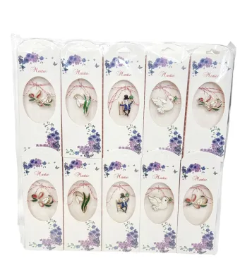 Martisoare in cutiuta brosa metal engros  set 20/buc