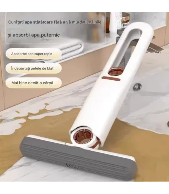 Mop de mana Portabil 25cm, Cu Sistem de Stoarcere Curatare Manuala Engros