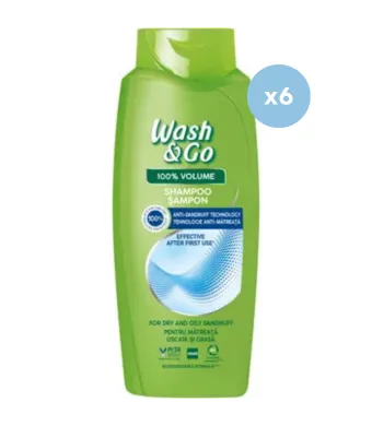 Wash&Go Engros Sampon anti-matreata, 675ml./6buc