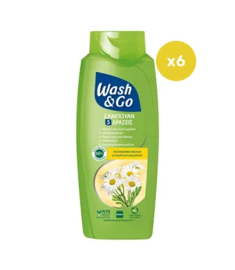Wash & Go Engros 2in1 Shampoo Chamomile 675ml./6buc