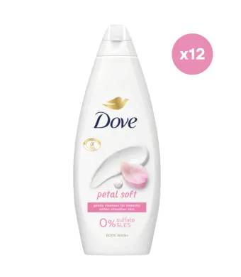 DOVE Engros Petal Soft 720 ml, Gel de dus/12buc