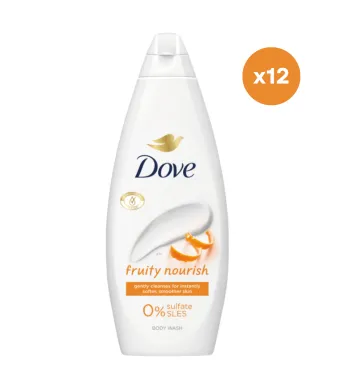DOVE Engros Fruity Nourish 720 ml, Gel de dus/12buc