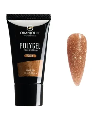 Polygel sclipici G93 Oranjollie