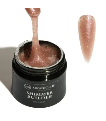 Shimmer Builder Gel Golden Sand 15g Oranjollie