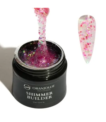 Shimmer Builder Gel Pinky sugar 15g Oranjollie