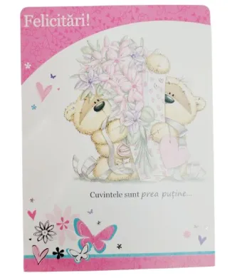 Set Felicitari engros FM 12,3x17 cm 6 buc/set