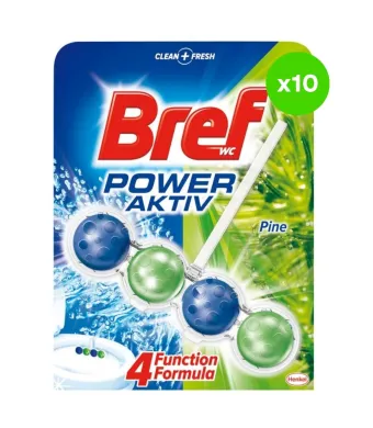 Bref WC Power Aktiv Pine engros, 50 gr, odorizant toaleta 4 bile