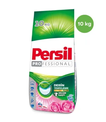 Persil Professional Powder Rose 10 kg, Detergent automat engros , rufe albe si colorate, 66 spalari