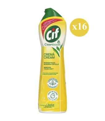 CIF Engros cream lemon 500ml /16buc