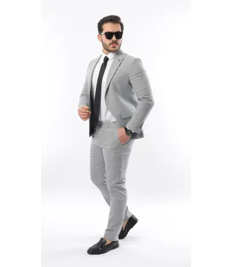 Costum de bărbat CLASIC Talia 1 cu 2 nasturi fără vesta Engross (48, 50, 52, 54, 56, 5 buc)