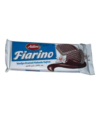 Napolitană en gross cu cremă de vanilie neglazurata 50g (144buc/bax)