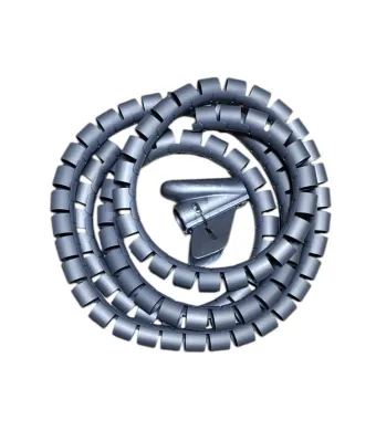 Organizator cabluri spiralat,Ø25mm x 2m, gri,protectie birou engros