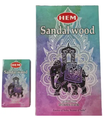 Conuri parfumate backflow SANDALWOOD 12 buc/cutie