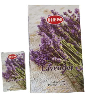 Conuri parfumate backflow Lavanda 12 buc/cutie