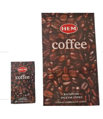 Conuri parfumate backflow Coffee 12 buc/cutie