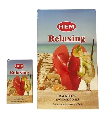 Conuri parfumate backflow Relaxing 12 buc/cutie
