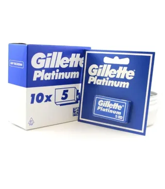 Lame GILLETTE Albastre, engros, 50 buc/cutiuta