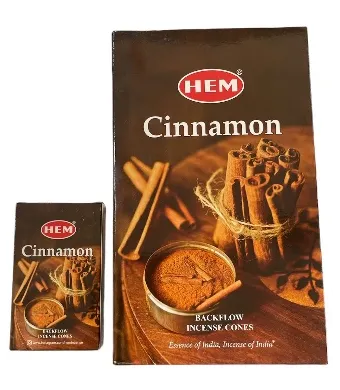 Conuri parfumate backflow Cinnamon 12 buc/cutie