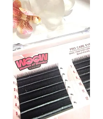 Extensii de gene WooW 2D YY 0.07/9mm curba C, engros