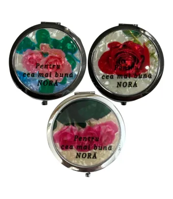 Oglindă metalică de poșetă engros pentru NORA mix modele 7cm