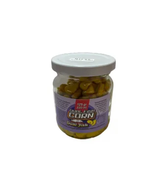 Porumb Borcan fara Zeama, aroma de VANILIE, 125 gr /220 ml, Dual Fish Engros
