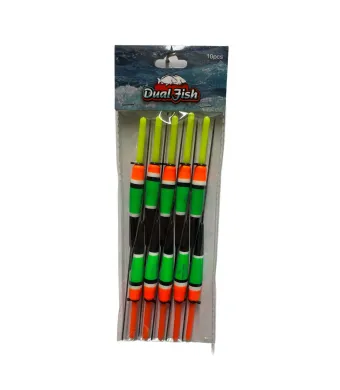 Pluta fixa undita, gramaj :  1,5  grame,  10 bucati /set, Dual Fish Engros