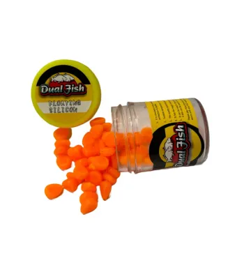 Porumb artificial (silicon) , culoare portocaliu, Dual Fish Engros