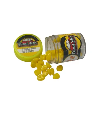 Porumb artificial (silicon) , culoare galben, Dual Fish Engros
