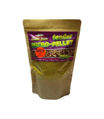 Micro Pelete Special Feeder, dimensiune de 2 mm, aroma de PARMEZAN, 750 gr, Dual Fish Engros