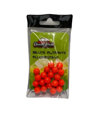 Bilute flotante fluorescente pentru pescuit, dimensiune 10 MM, Dual Fish Engros