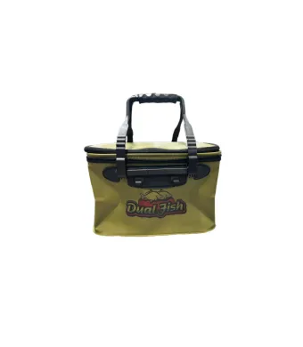 Geanta pentru pescuit dreptunghiulara, impermeabila, frigorifica, dimensiune 40 CM X 25 CM, Dual Fish Engros