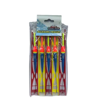 Linii undita fir monofilament 7 M lungime, carlig numarul  6,  5 bucati /set, Dual Fish ( pret/ bucata ) Engros