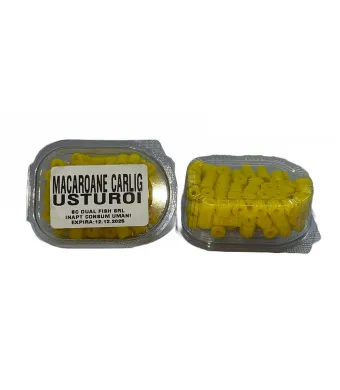 Macaroane Carlig, aroma de USTUROI, 30 gr, Dual Fish Engros