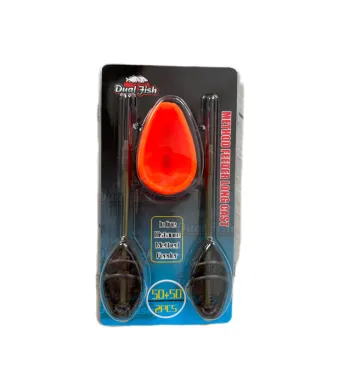 Set matrita + 2 momitoare method feeder, 50 GR + 50 GR, Dual Fish Engros