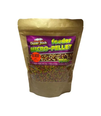 Micro Pelete Special Feeder, dimensiune de 2 mm, aroma de MIX AROME, 750 gr, Dual Fish Engros