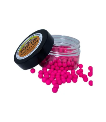 Pop Up, aroma de MENTA SI PORTOCALA, dimensiune de 8 mm, 25 gr, Dual Fish Engros