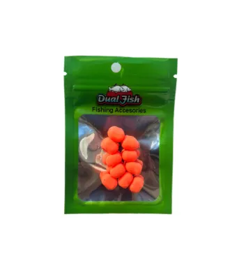Dual-Sponge, 10mm, portocaliu fluo, Dual Fish Engros