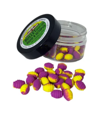 BULLET ( WAFTERS), aroma de SQUID & OCTOPUS, dimensiune de 10 mm, 25 gr, Dual Fish Engros