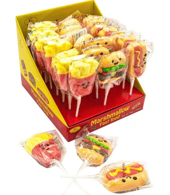 Marshmallow Fast-food en-gross 30gr