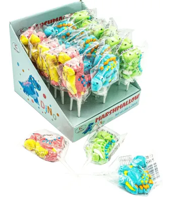 Marshmallow Dinozaur en-gross 30gr