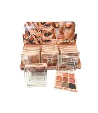 Paleta de Farduri Romantic Color Velvet Charming – 9 Nuanțe Seducătoare pentru Un Machiaj Rafinant Engros